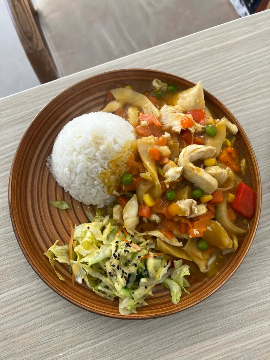 Kung Pao kuracie s ryžou