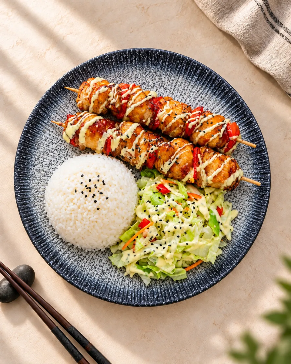 Kuracie špizy v medovo-teriyaki omáčke