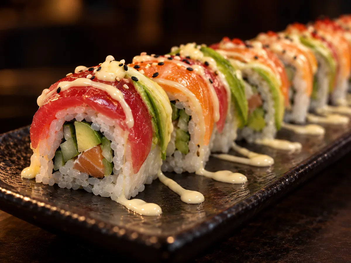 California Rainbow Roll (8ks/200g)