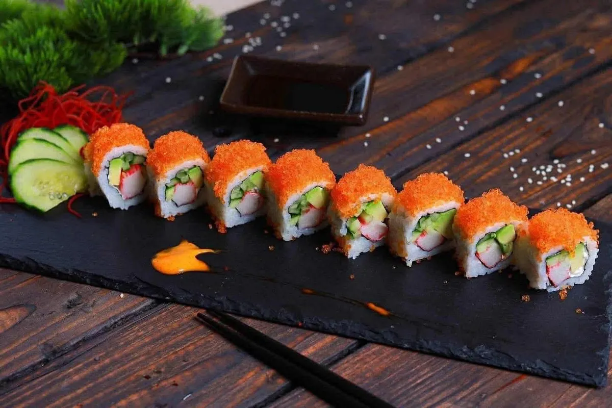 California Tobiko Orange (8ks/200g)